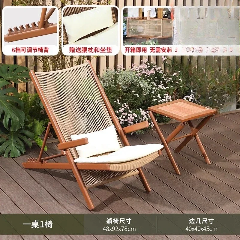 Tables - Sedia a Sdraio da Balcone Pieghevole