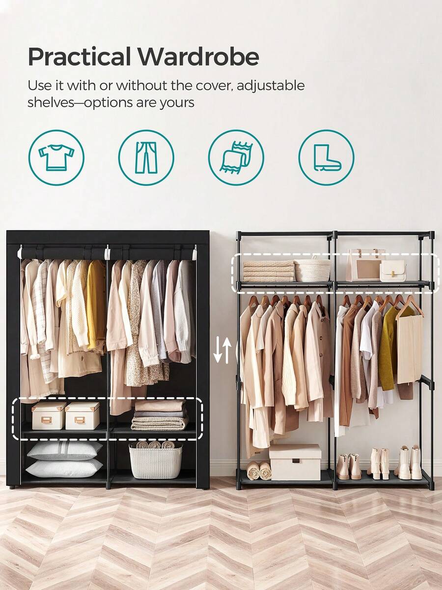 Armadio, armadio portatile per - Wardrobe Closet Portable Fabric Cover recensione e prezzo