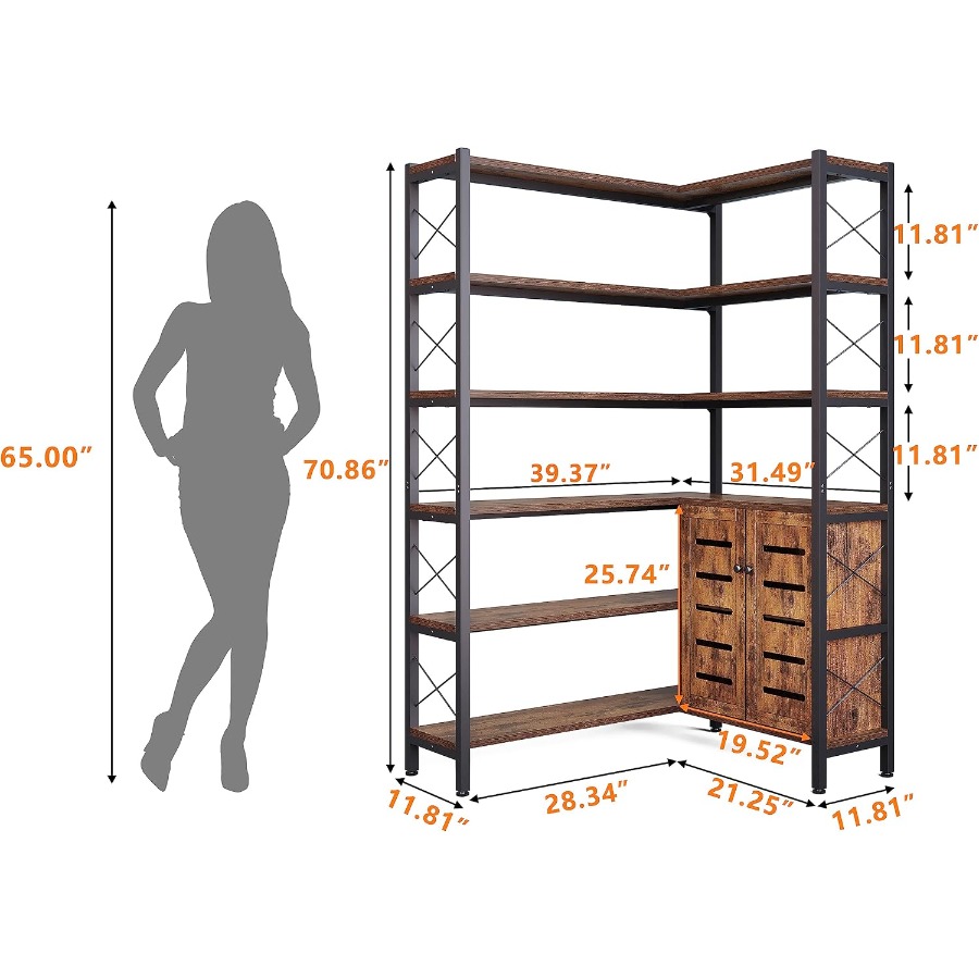 Libreria angolare a 6 ripiani  - Storage recensione e prezzo