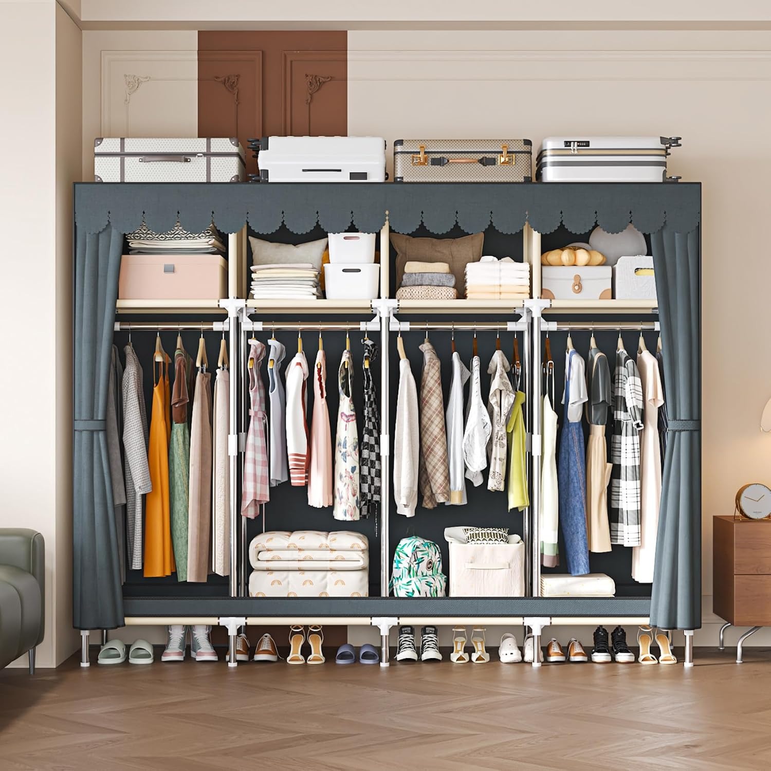 Armadio Portatile Extra Largo  - Wardrobe Closet Portable Fabric Cover recensione e prezzo