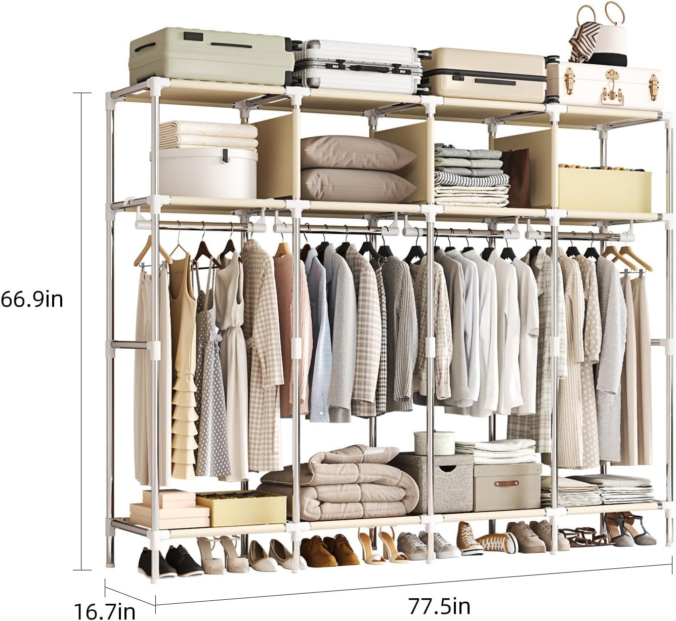 Armadio Portatile Extra Largo  - Wardrobe Closet Portable Fabric Cover recensione e prezzo