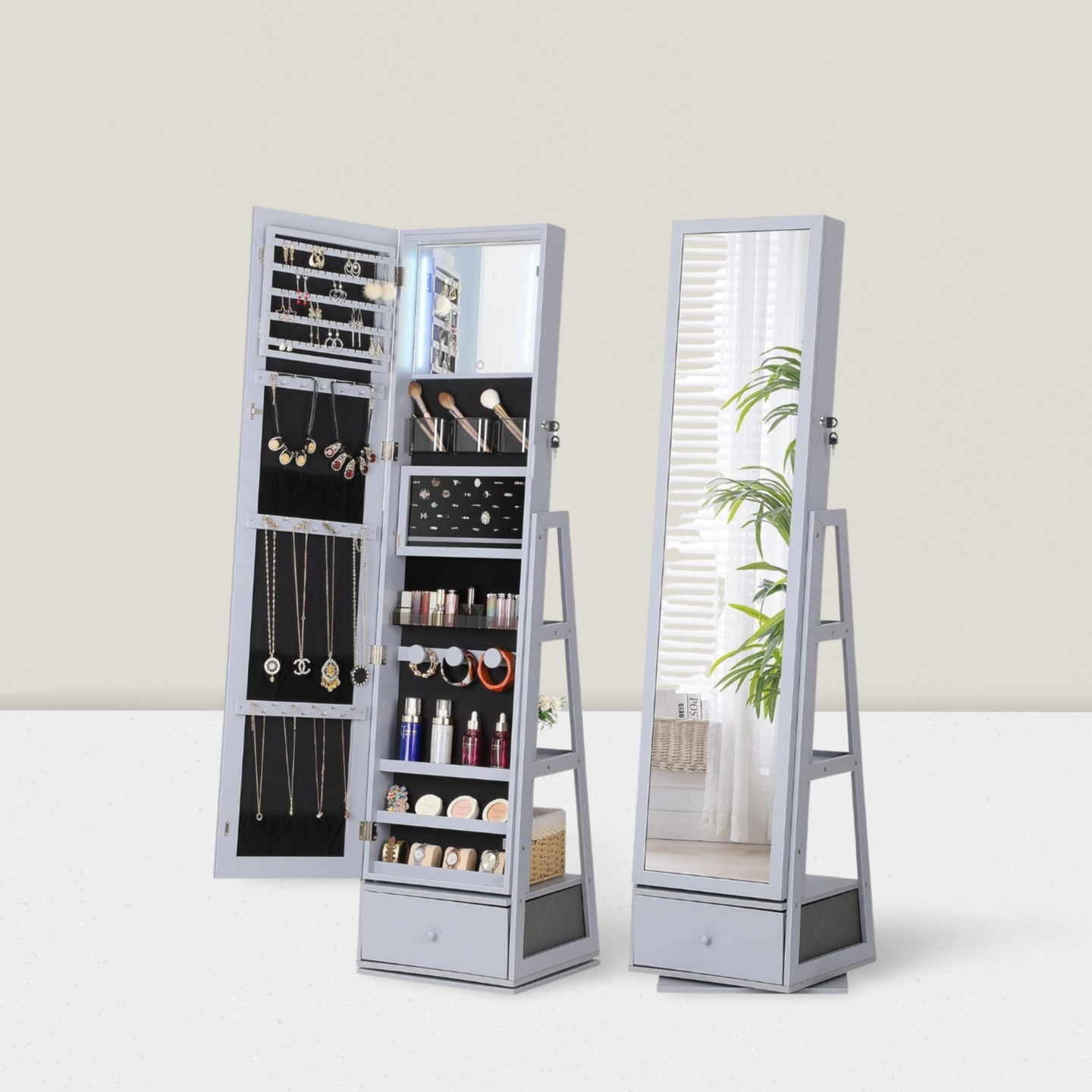 Specchio a figura intera per g - Full Length Mirror Jewelry Armoire recensione e prezzo