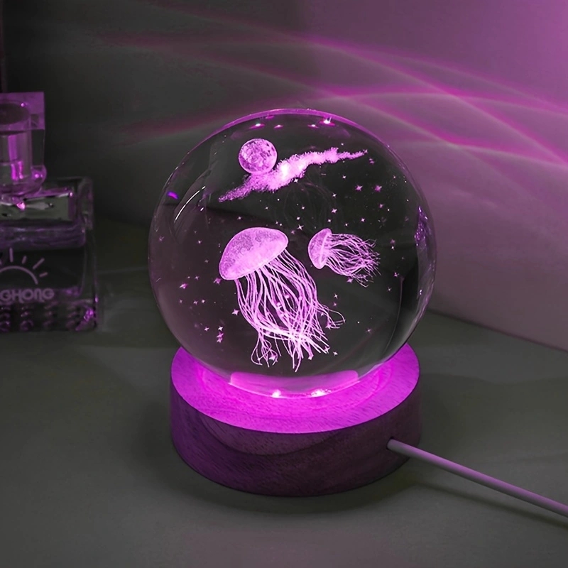 Luce notturna a LED con sfera  - Floating Nightstand With Led Light recensione e prezzo