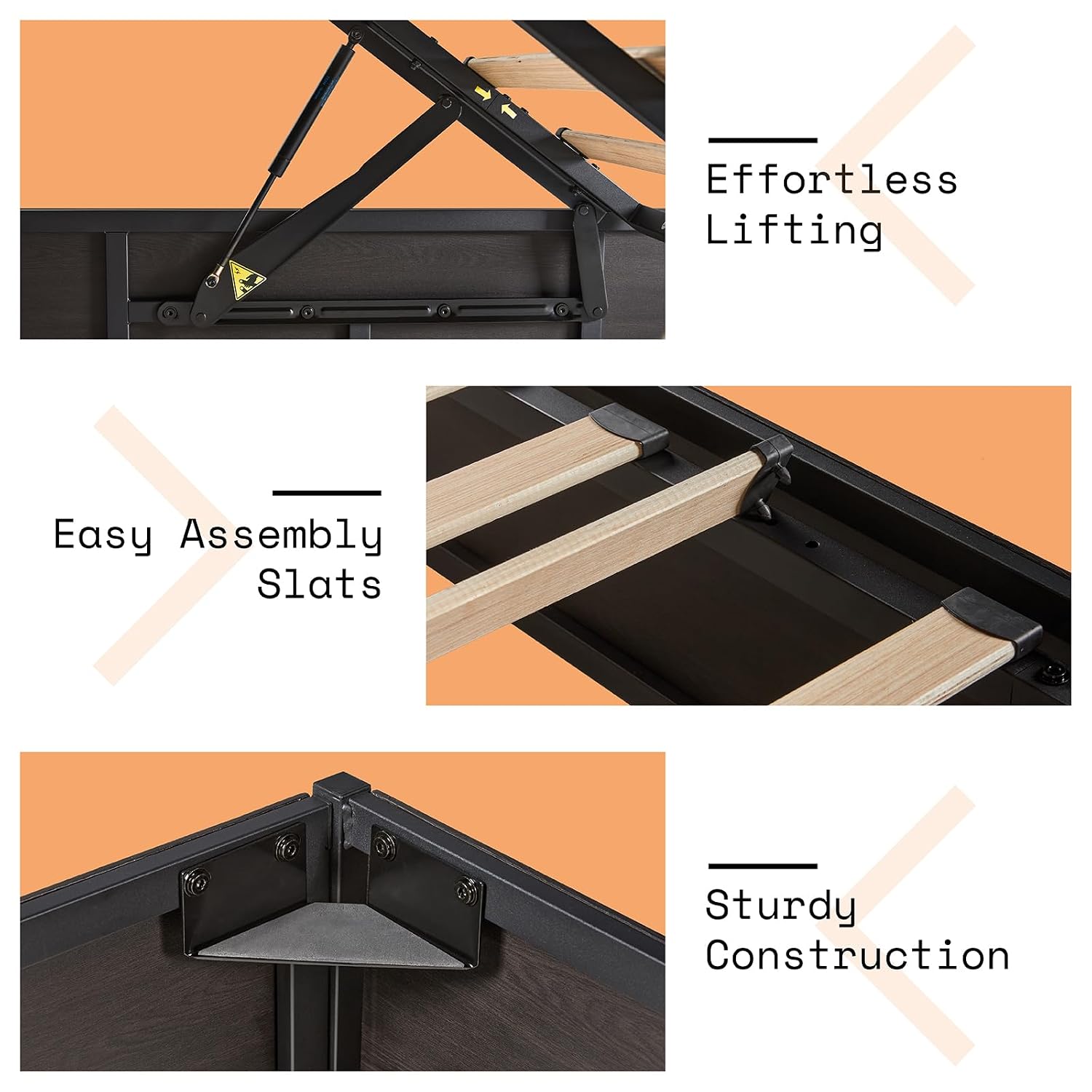 Letto contenitore con meccanis - Gas Lift Storage Bed Hydraulic recensione e prezzo