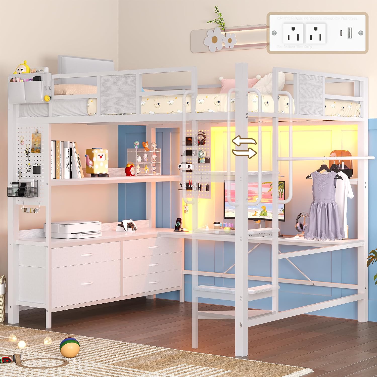 Letto a soppalco Dnxao a grand - Bedroom Furniture recensione e prezzo