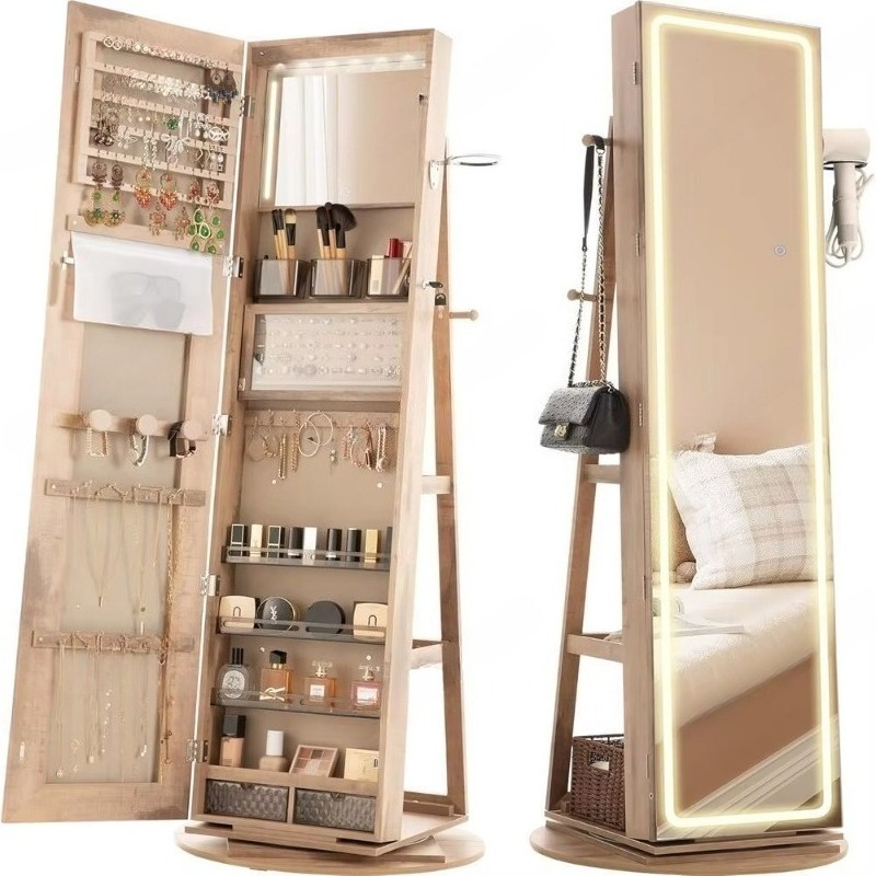 Armadio per gioielli con specc - Full Length Mirror Jewelry Armoire recensione e prezzo
