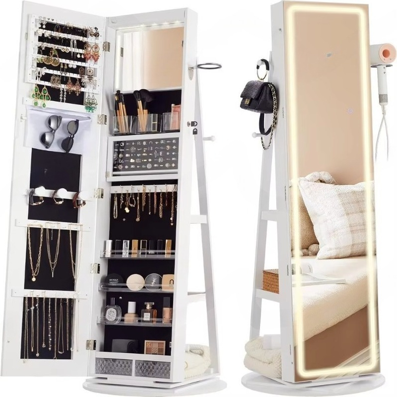 Armadio per gioielli con specc - Full Length Mirror Jewelry Armoire recensione e prezzo